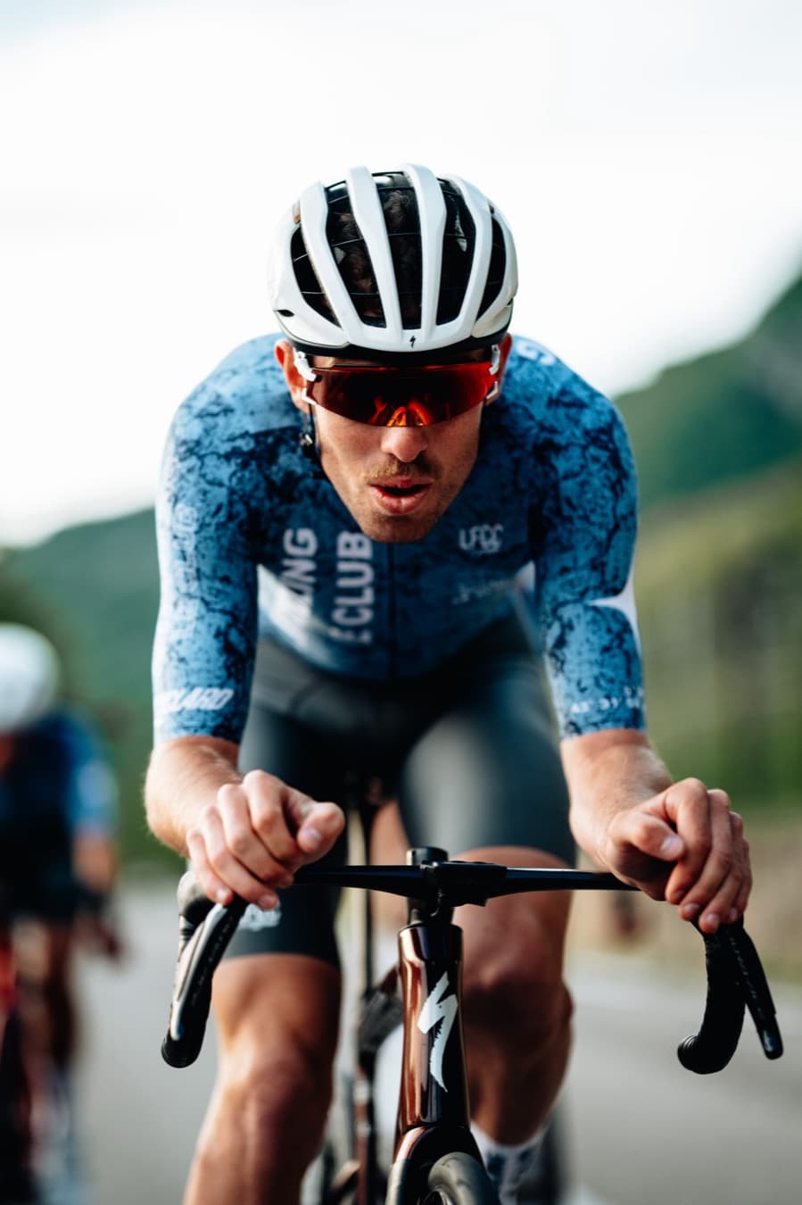 Maxandre Druneau en course.